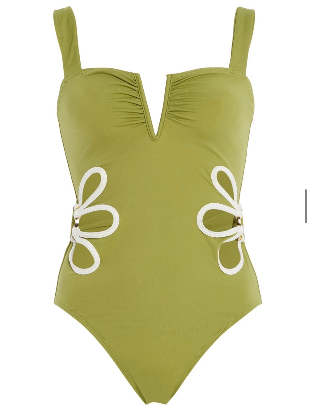 FOLLOW SUIT NWT Exclusive The Flora Cutout One Piece Swimsuit Sz XL
